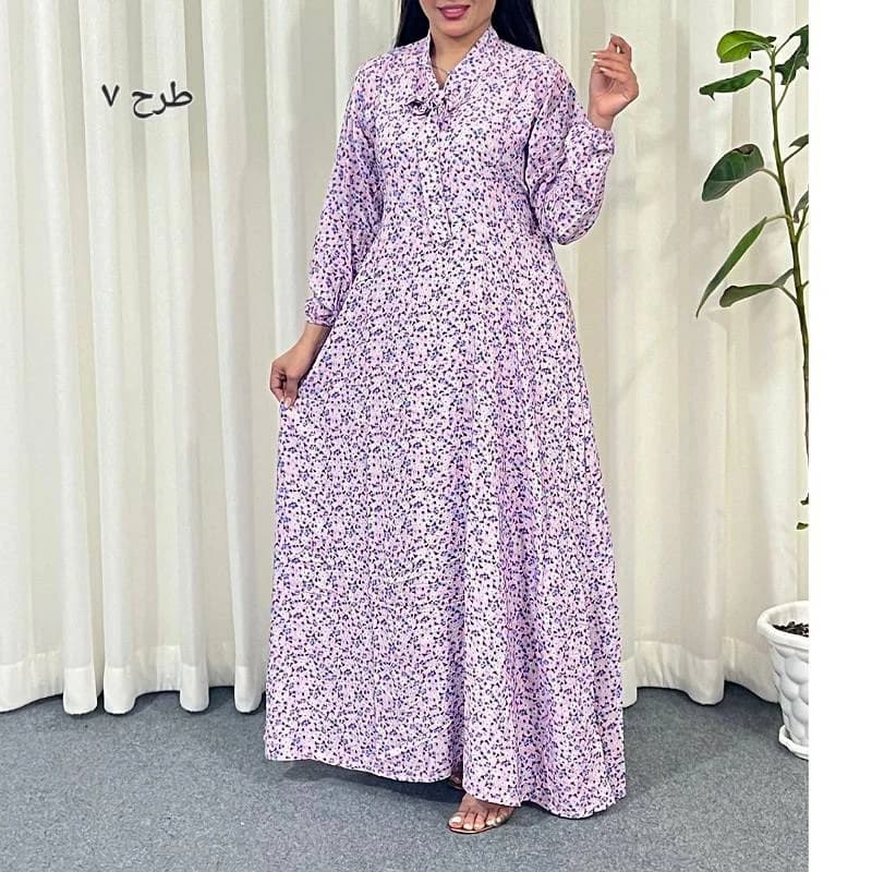 استایل شیک ومزونی باپیراهن ساحلی نخی ترک طرح کلوووش/کد29255 (تخفیف ویژه عیدقربان)