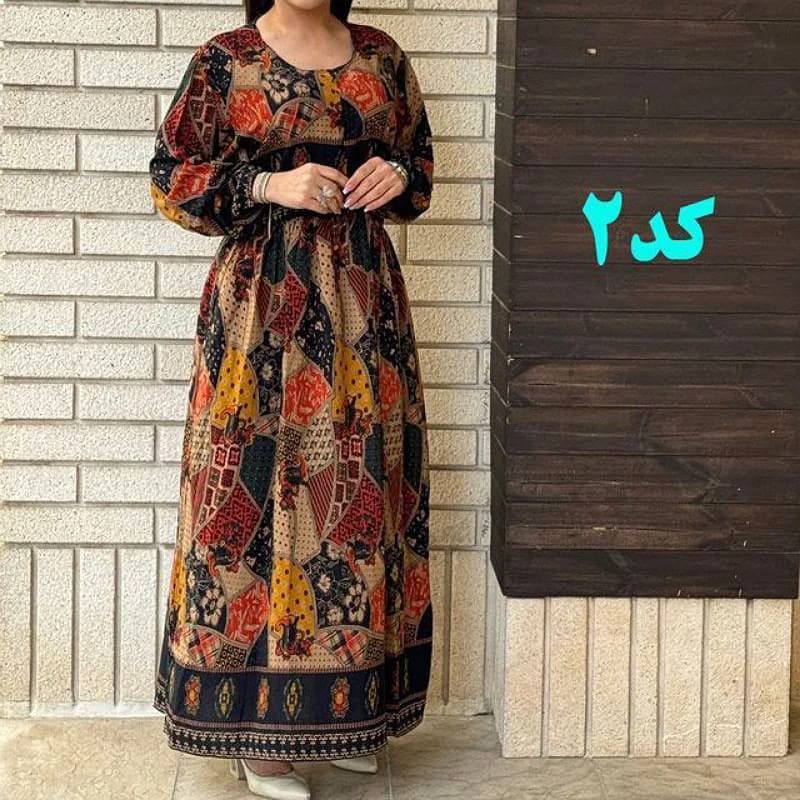 پیراهن ساحلی چهل تیکه وارداتی اندونزی _کد29247 — تصویر ۲