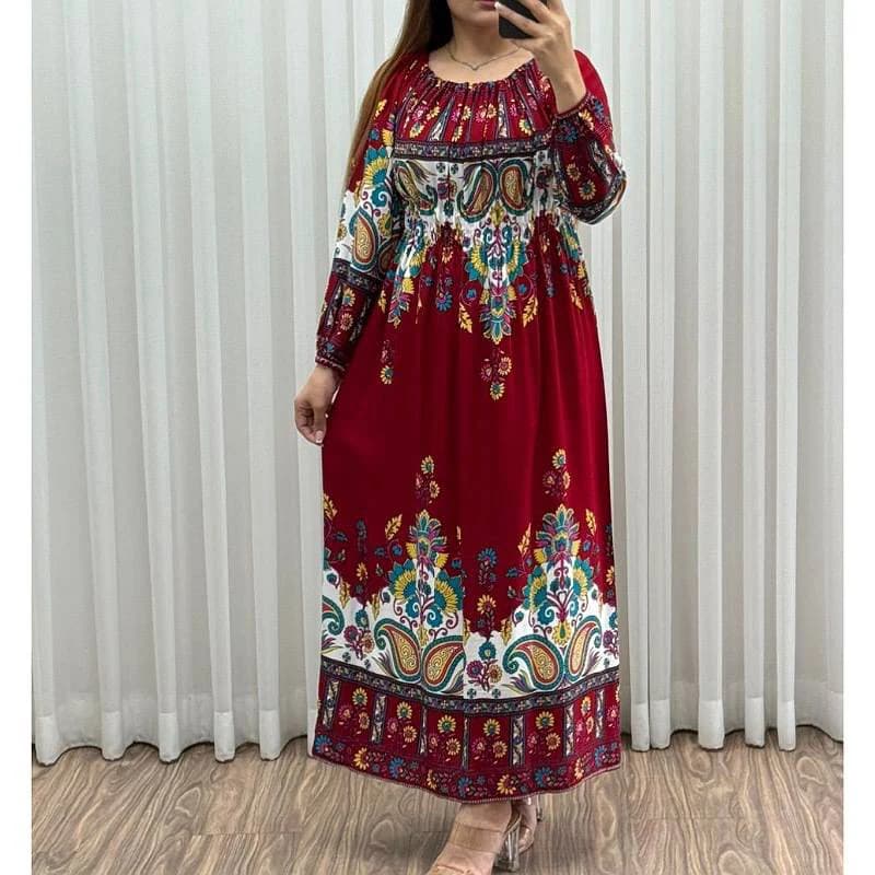 استایل لاکچری باپیراهن ساحلی نخی خارجی زنانه/کد29232