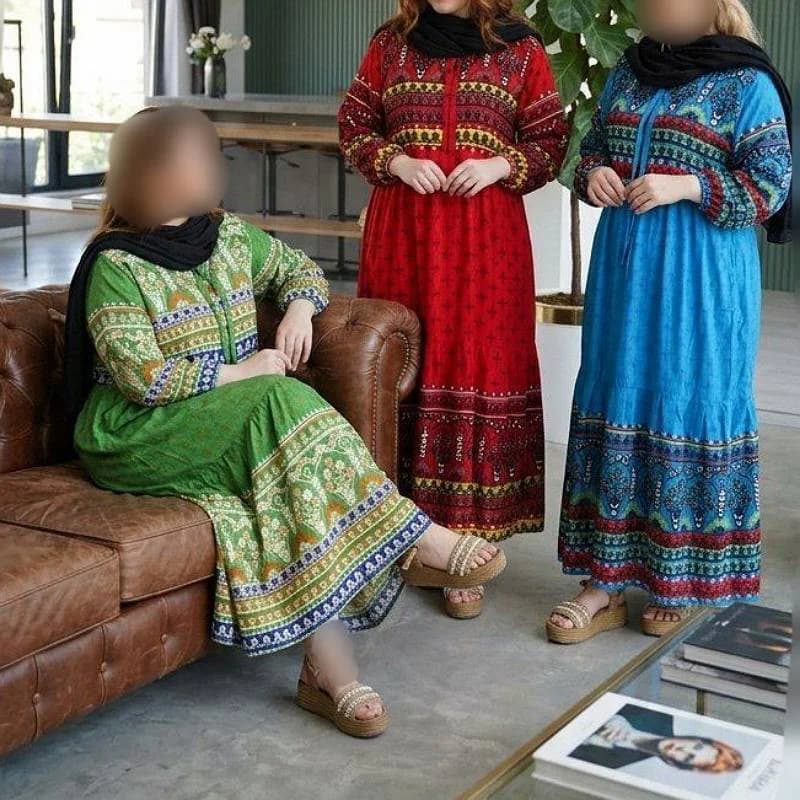 استایل لاکچری باپیراهن ساحلی نخی خارجی زنانه/کد29235 — تصویر ۶