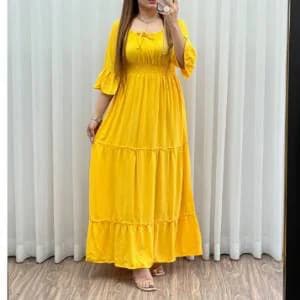 استایل لاکچری باپیراهن ساحلی عروسکی نخی زنانه/کد29083 — تصویر ۲