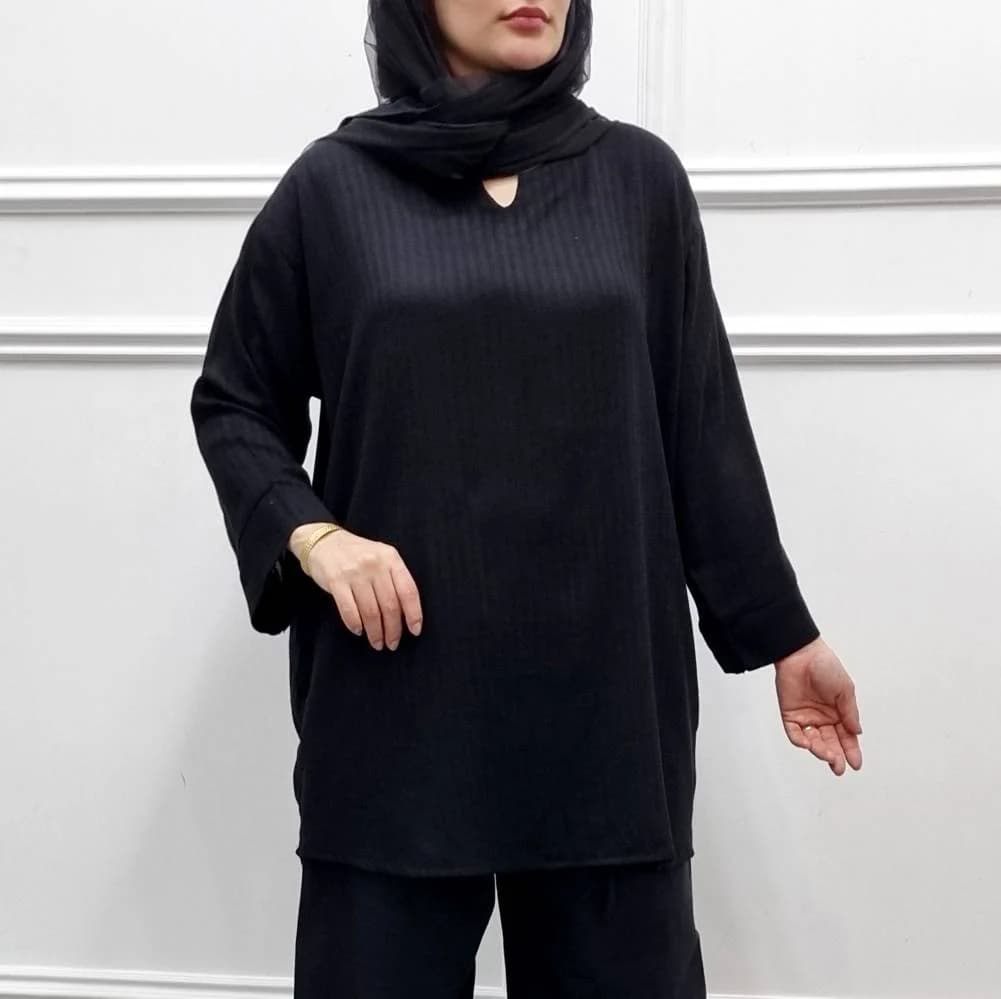 تونیک نخی ایوا زنانه قواره دار لاوین/کد29206