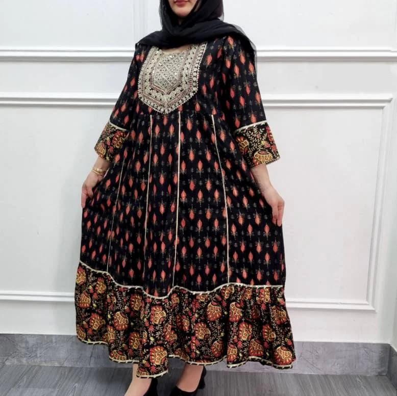 پیراهن ساحلی کورتای اورجینال وارداتی هندی /کد29192 — تصویر ۲