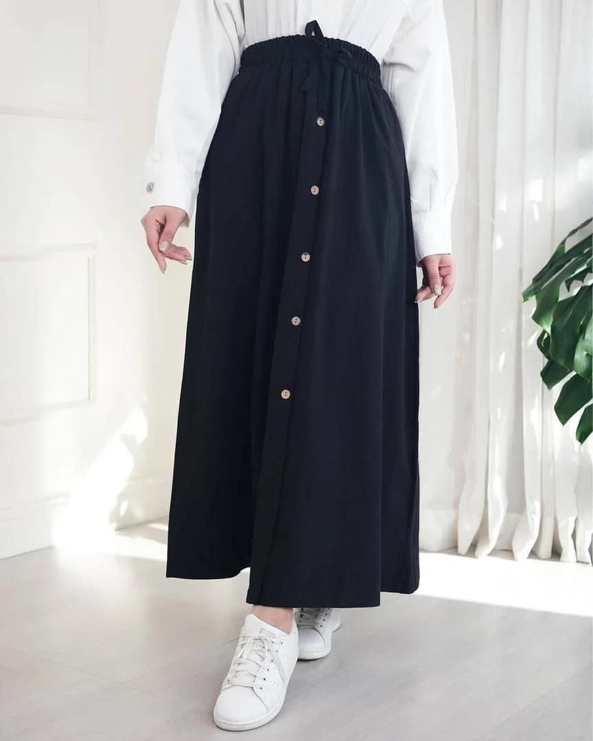 خریدانواع دامن لینن نچرال زنانه طرح یاسمن/کد29191 — تصویر ۶