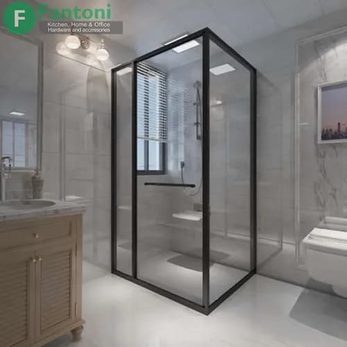 مکانیزم پروفیل کابین دوش مدل کشویی Corner Square فانتونی K903 و K904