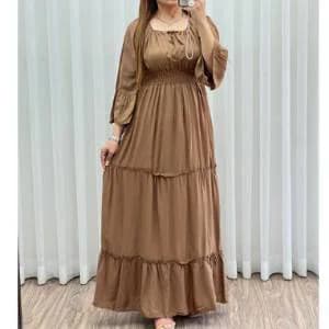 استایل لاکچری باپیراهن ساحلی عروسکی نخی زنانه/کد2983 — تصویر ۵