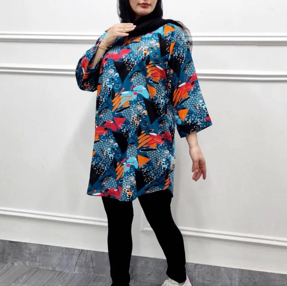 تونیک نخی قواره دار زنانه /کد2979 — تصویر ۳