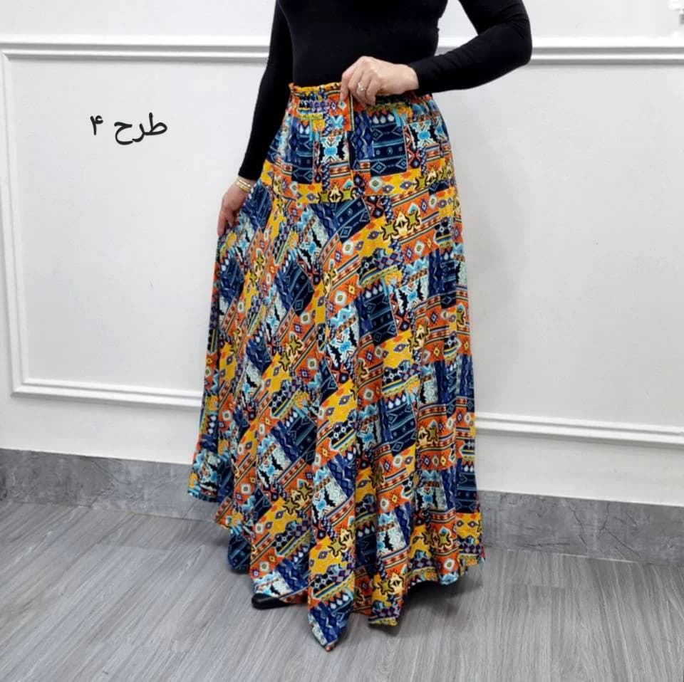 دامن نخی طرح اندونزی زنانه/کد2978 — تصویر ۲