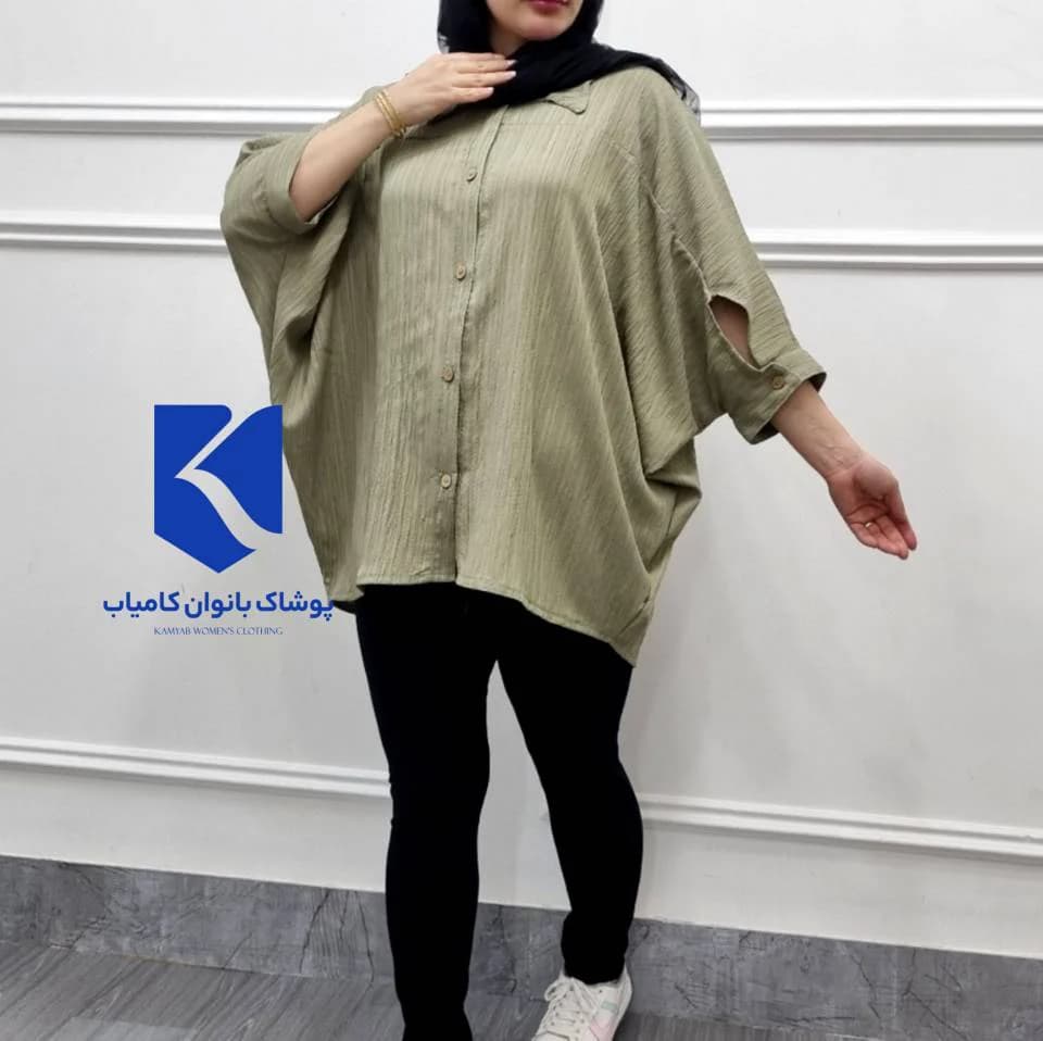 شومیزکراش طرح کیمینو زنانه وارداتی/کد2977 — تصویر ۵