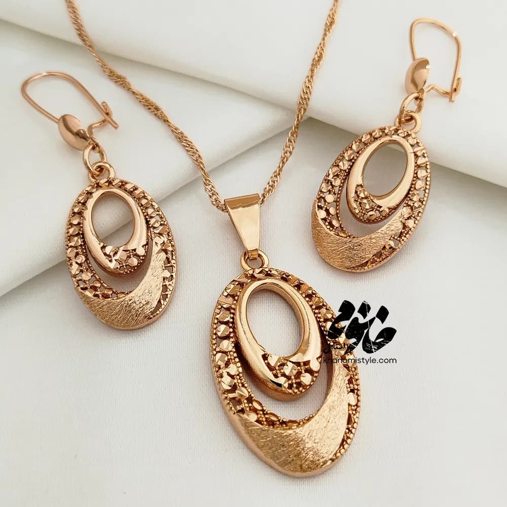 نیم ست ژوپینگ طرح بیضی JS12029T1