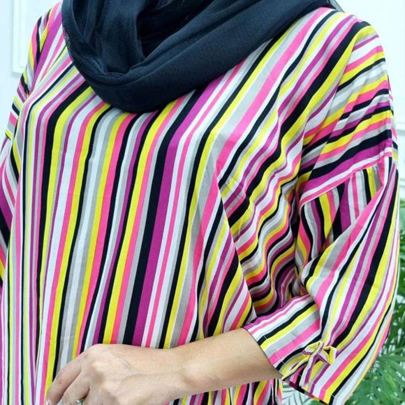ست راحتی بلوزشلواره نخی قواره بزرگ خارجی زنانه /2954 — تصویر ۶