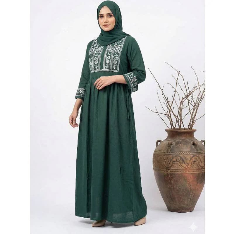 ساحلی مانتویی نخی چاپی طرح الهه /کد290048 — تصویر ۲
