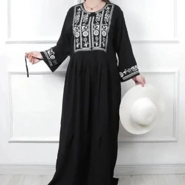 ساحلی مانتویی نخی چاپی طرح الهه /کد290048 — تصویر ۷