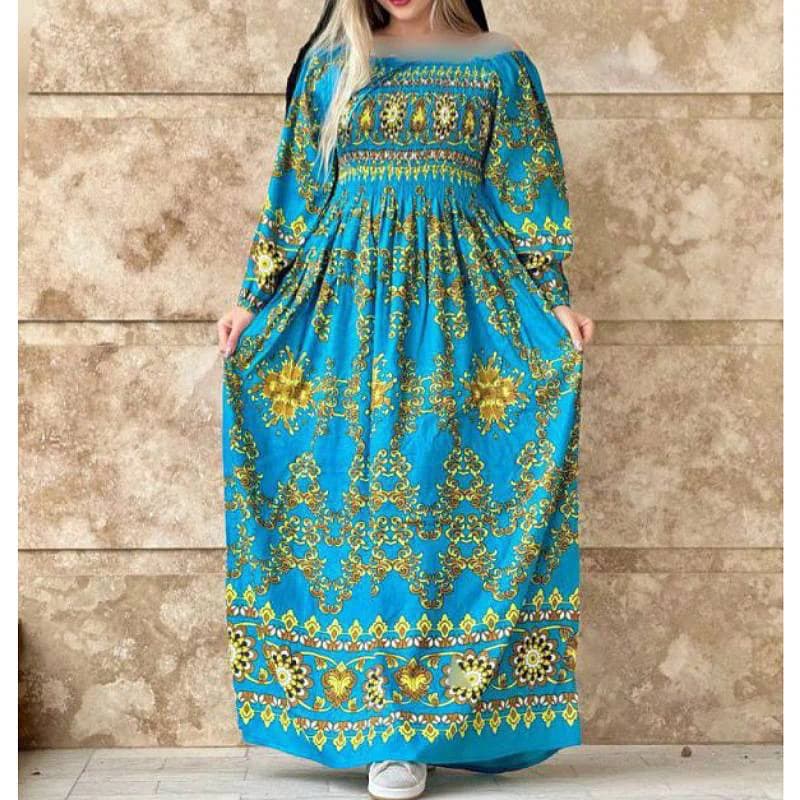 استایل لاکچری ومزونی باپیراهن ساحلی نخی زنانه وارداتی(اصلی)/کد2928 — تصویر ۳