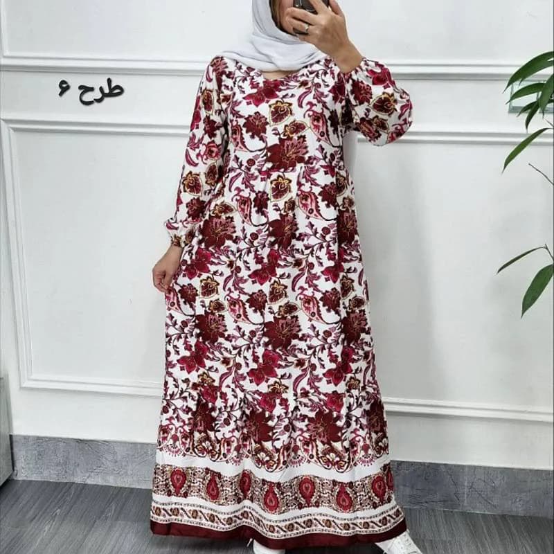 پیراهن ساحلی کرب بوگاتی حاشیه دار زنانه/کد2920 — تصویر ۶