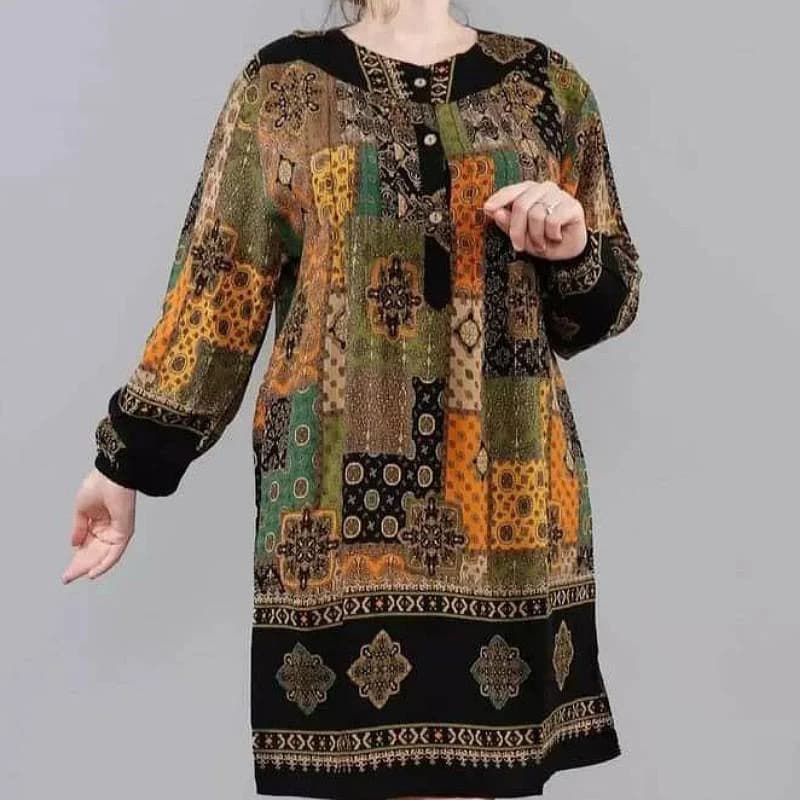 تونیک مانتویی نخی اندونزی وارداتی /کد2902916 — تصویر ۶