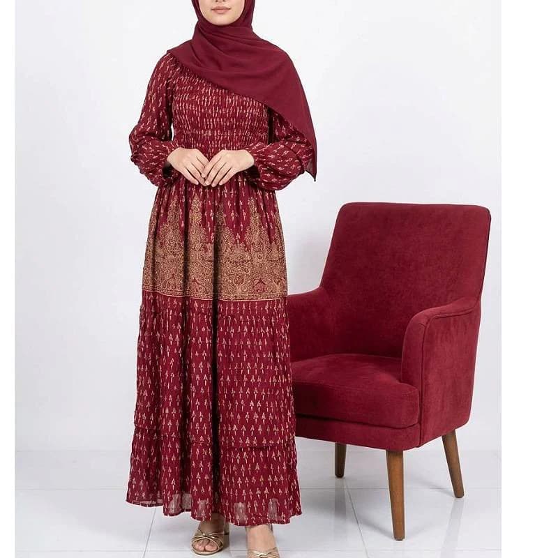 پیراهن ساحلی کریشه طلاکوب وارداتی هندی/کد2913 — تصویر ۶