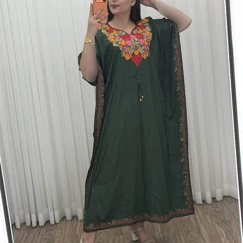 پانچ ساحلی نخی اورجینال گلدوزی شده وارداتی/کد2902 — تصویر ۲