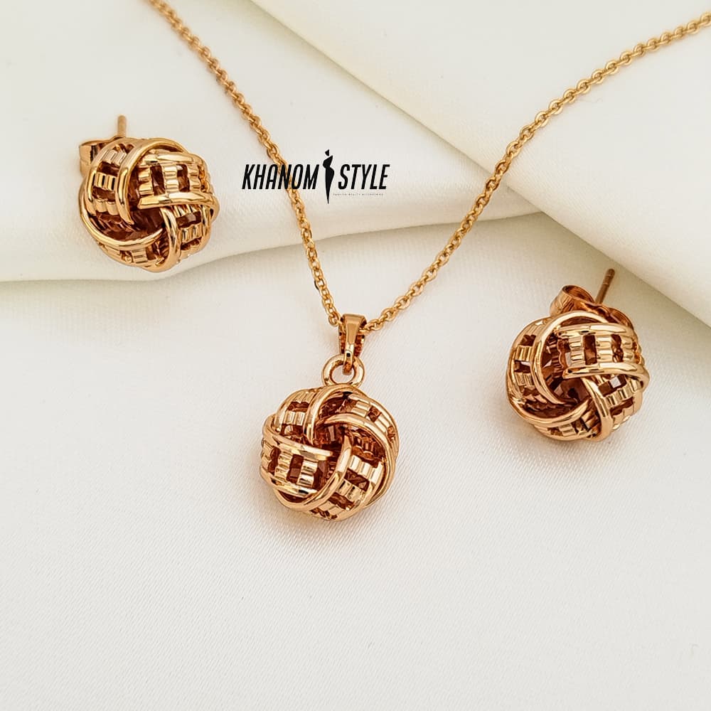 نیم ست ژوپینگ طرح گره JS4021