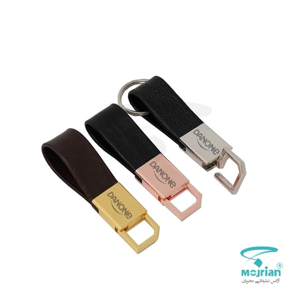 جاکلیدی چرم طبیعی تبلیغاتی N2256