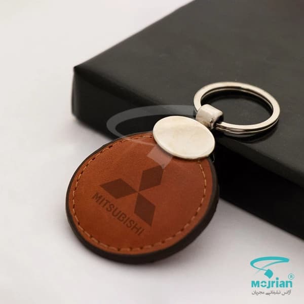 جاکلیدی چرم طبیعی تبلیغاتی N2244 — تصویر ۲