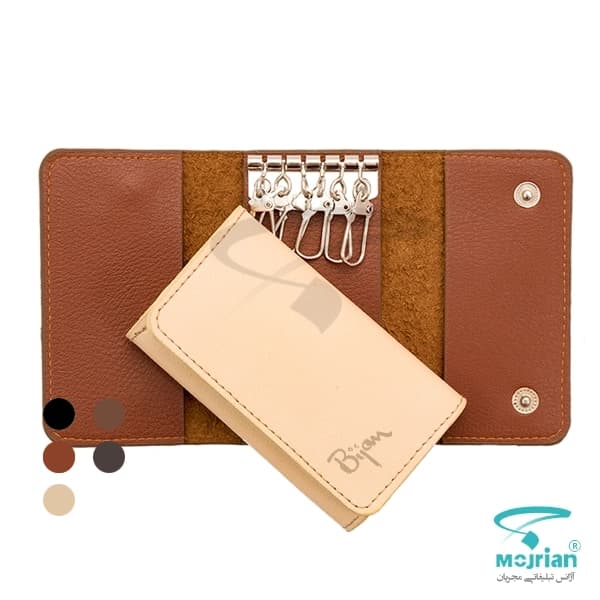 جاکلیدی طرح چرم کیفی تبلیغاتی دکمه دار N2241