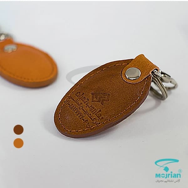 جاکلیدی چرم طبیعی تبلیغاتی N2199 — تصویر ۲