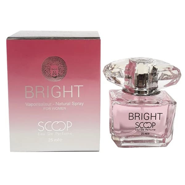 عطر جیبی زنانه اسکوپ مدل ورساچه برایت Bright Versace حجم 25 میلی لیتر