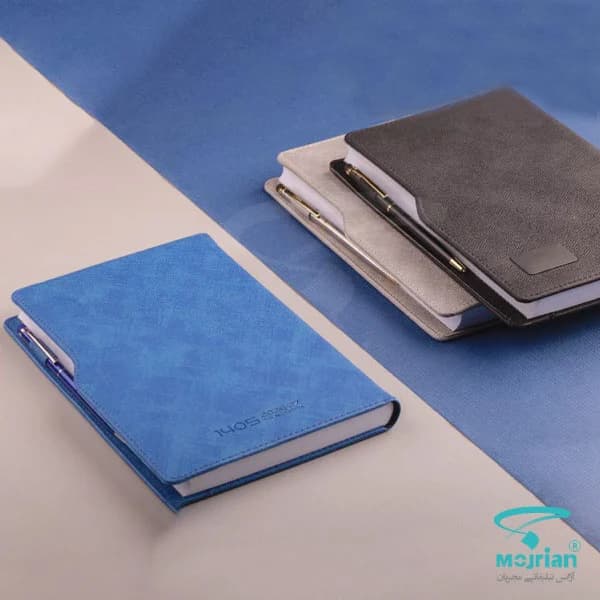 سالنامه رقعی چرم با جاخودکار K9401