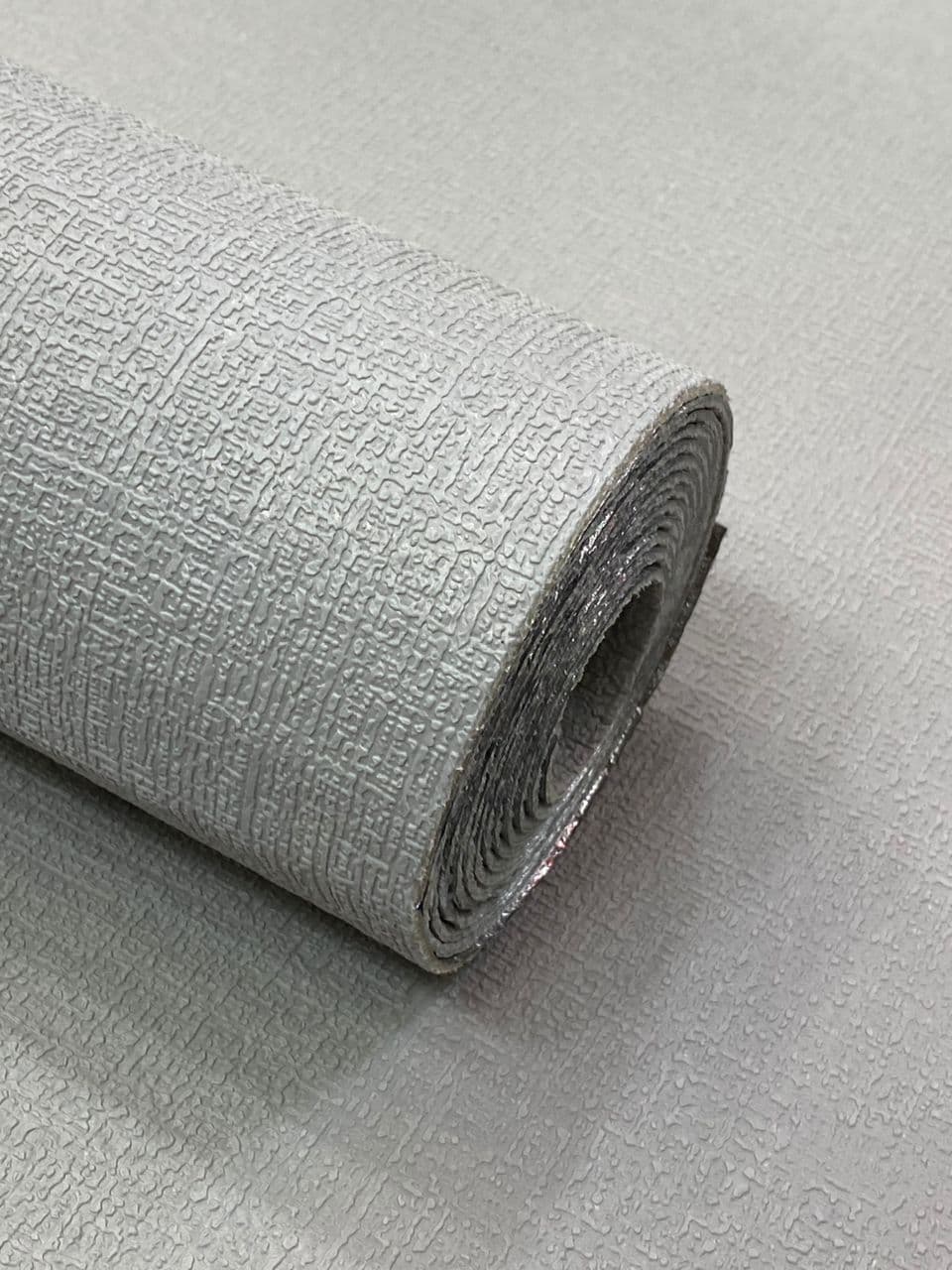 کاغذ دیواری پشت چسبدار رنگ طوسی ابعاد 280 در 50 سانت با ضخامت 2 میل