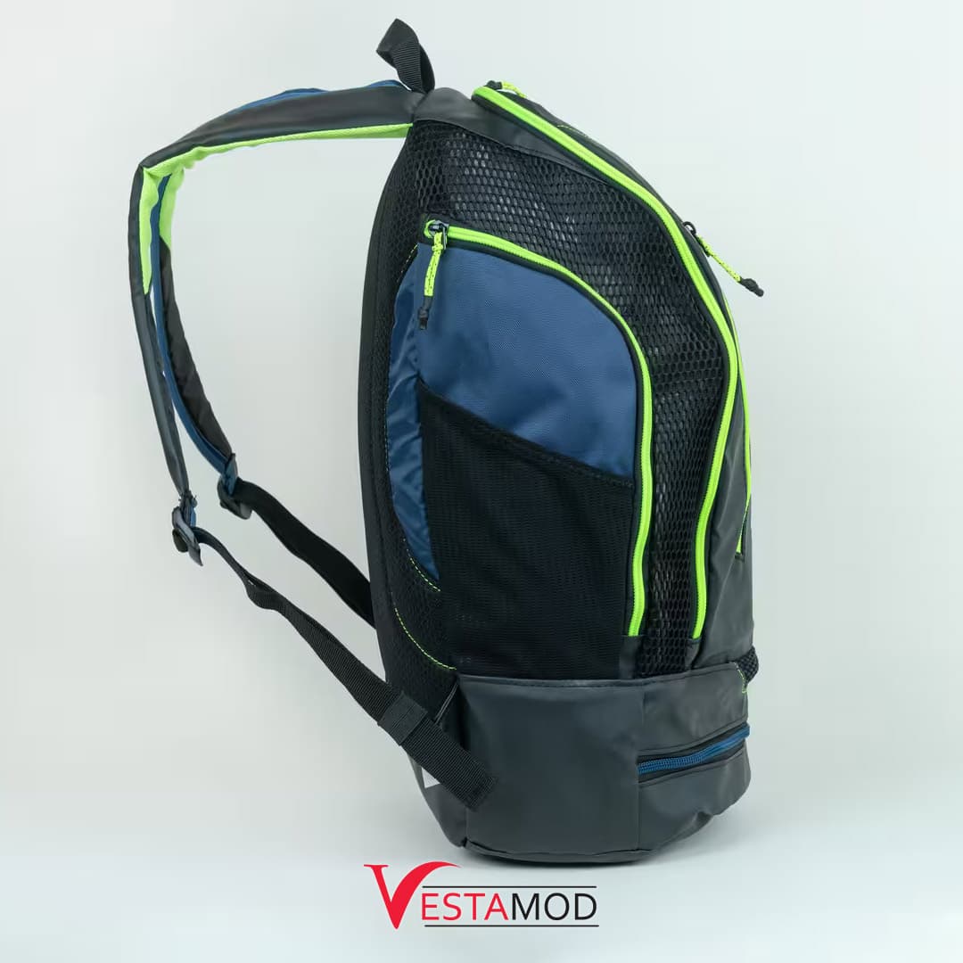 کوله پشتی استخر نابایجی 27 لیتری مدل 900 BLACK YELLOW — تصویر ۳