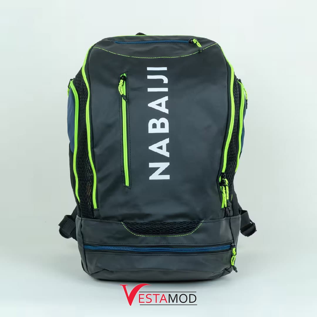 کوله پشتی استخر نابایجی 27 لیتری مدل 900 BLACK YELLOW — تصویر ۲