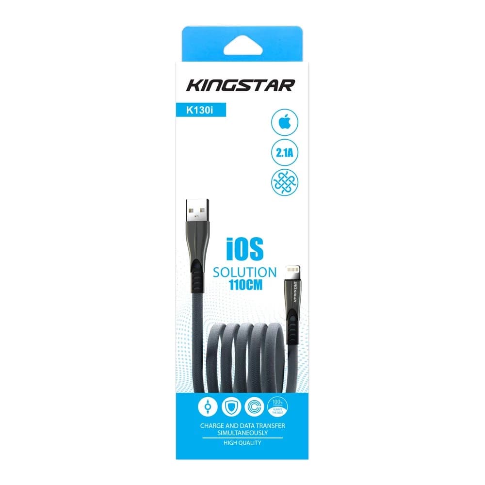 کابل شارژ کینگ استار مدل K130i Lightening — تصویر ۳