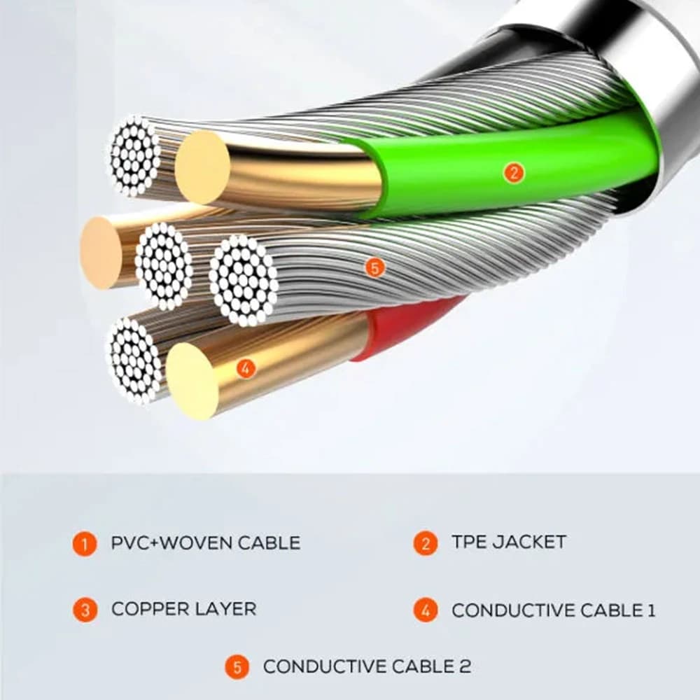 کابل شارژ کینگ استار مدل K42A Micro USB — تصویر ۷