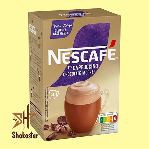 کاپوچینو شکلات موکا نسکافه