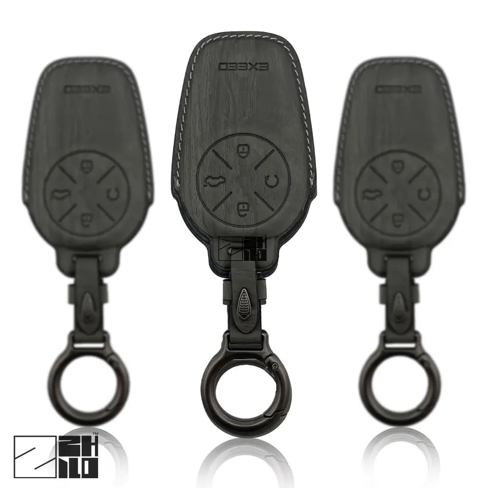 کاور ریموت چرم و چوب XTRIM — تصویر ۳