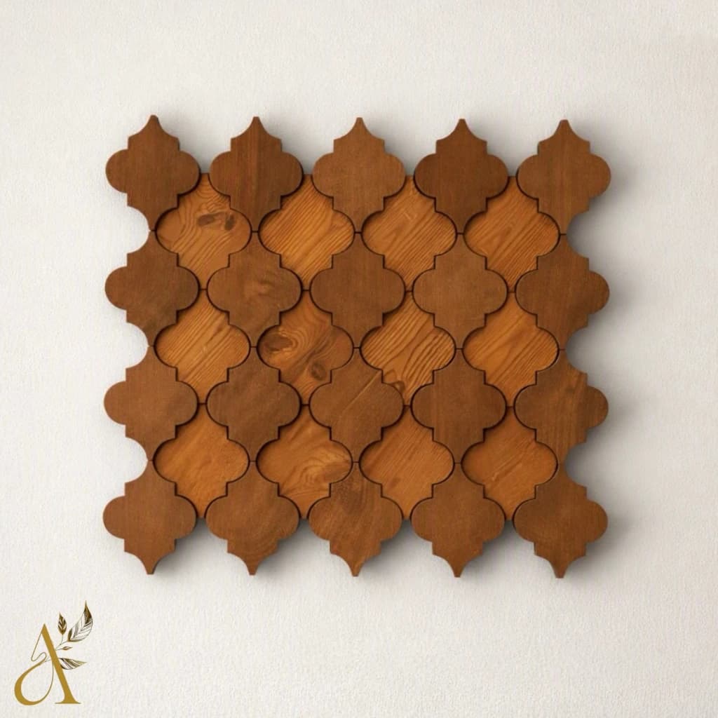 دیوار پوش سنتی چوبی مدل L106 | آراچوب