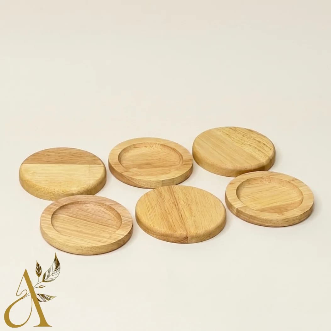 زیرلیوانی چوبی کد98106