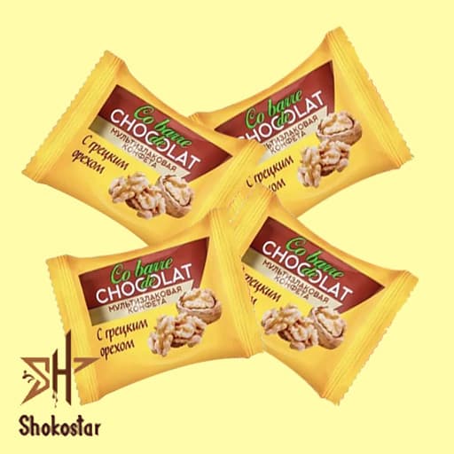 شکلات حاوی مغز گردو و غلات کوبار — تصویر ۳