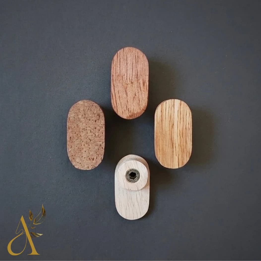 دستگیره چوبی فانتزی کودک کد D153 | آراچوب — تصویر ۲