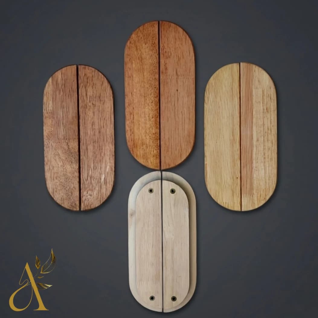 دستگیره چوبی کمد دیواری مدل D222 | آراچوب — تصویر ۲