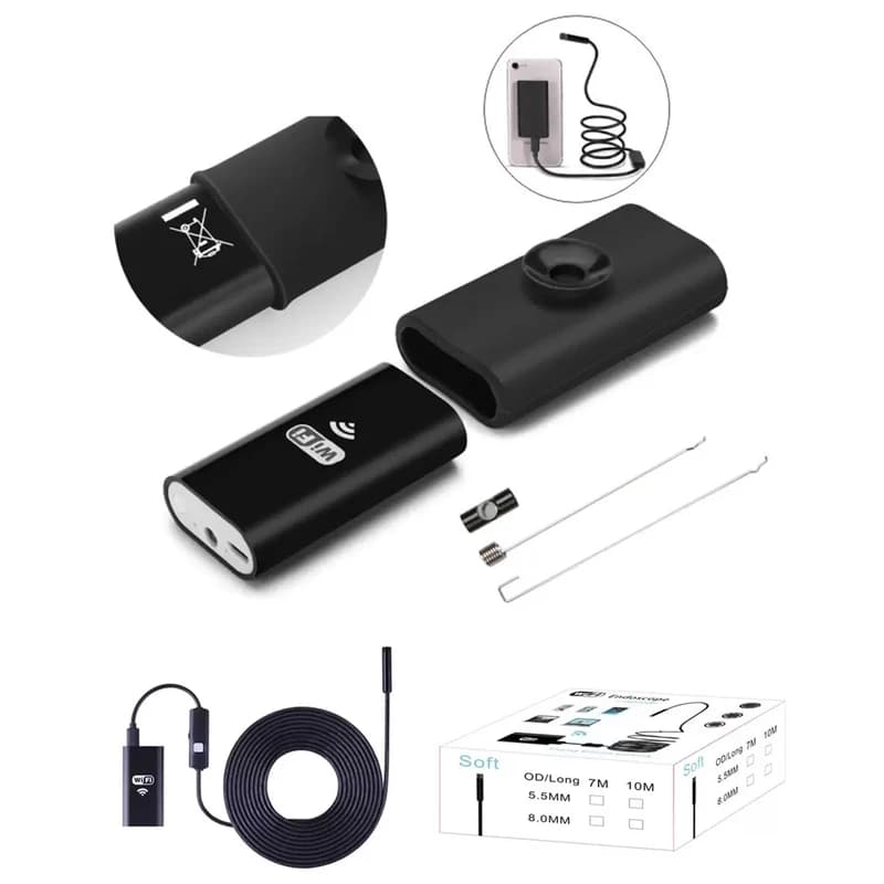دوربین آندوسکوپی مدل Wifi 10m — تصویر ۴