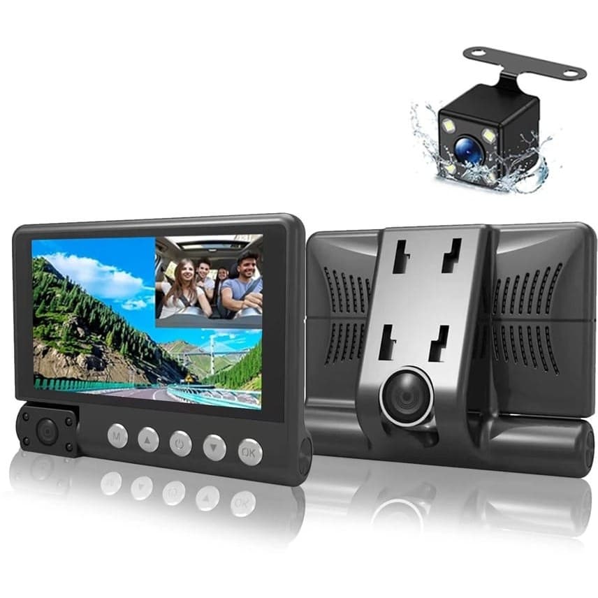 دوربین خودرو Full-HD مدل Triple V با قابلیت ضبط سه‌گانه — تصویر ۳