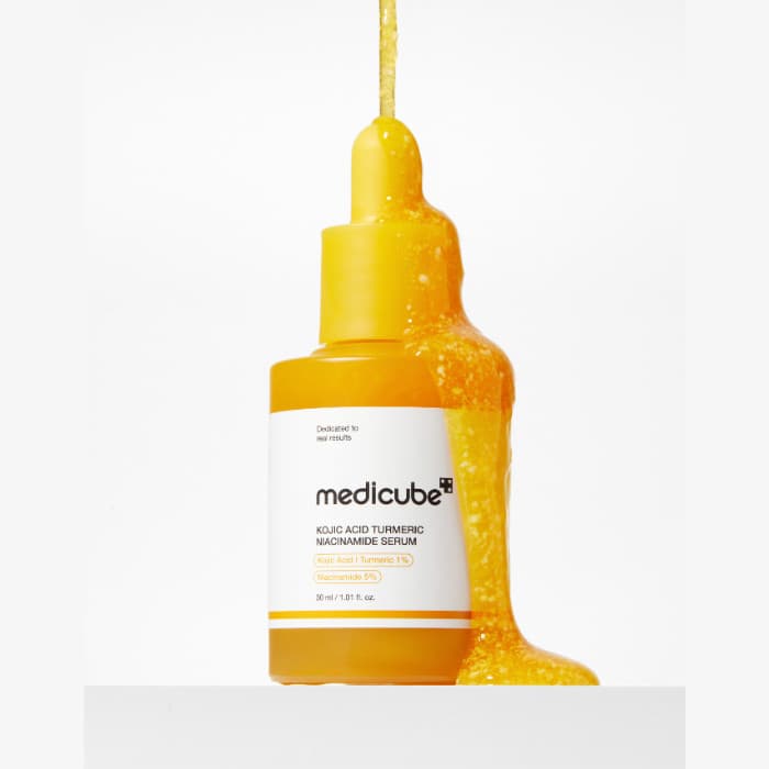 سرم روشن کننده و ضد لک کوجیک اسید و نیاسینامید مدی کیوب Medicube حجم 30 میل — تصویر ۲