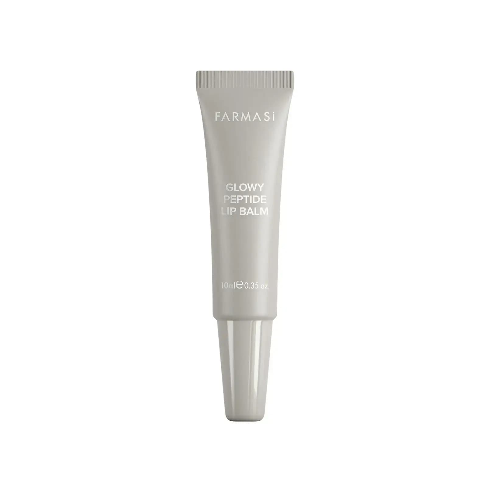 بالم لب رنگی براق فارماسی Farmasi مدل Glowy Peptide رنگ Vanilla حجم 10 میل