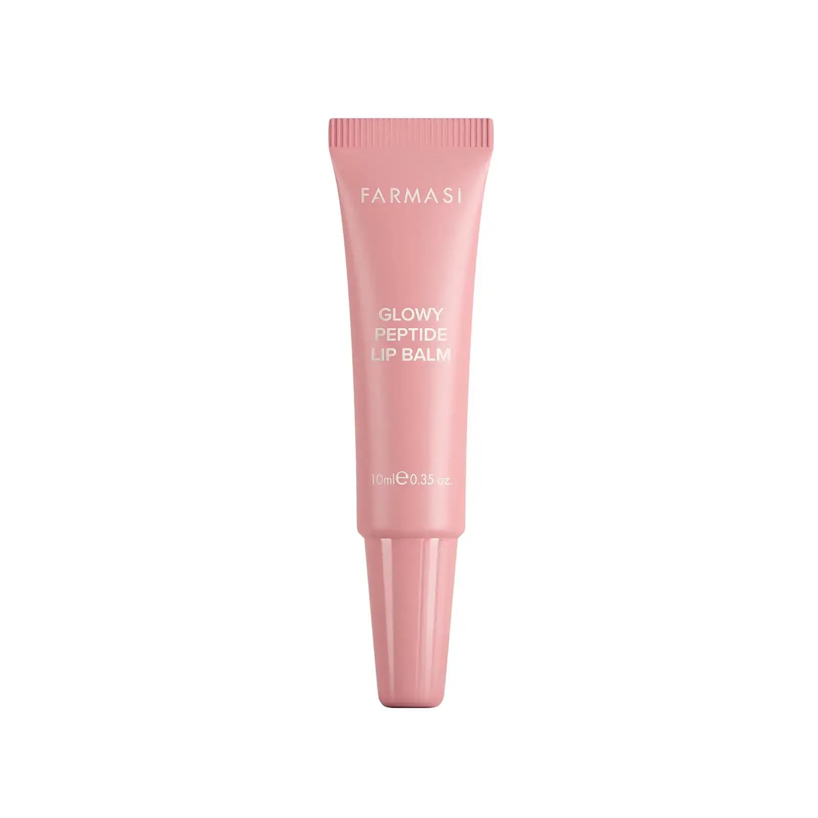 بالم لب رنگی براق فارماسی Farmasi مدل Glowy Peptide رنگ Frosted Pink حجم 10 میل