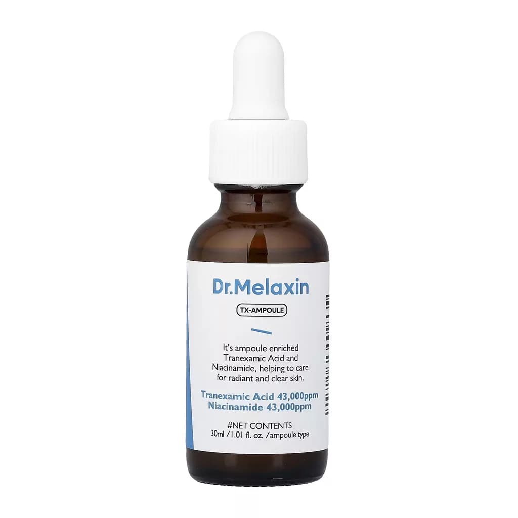 سرم ضد لک و روشن کننده ترانگزامیک اسید دکتر ملاکسین Dr.Melaxin مدل TX-Serum حجم 30 میل — تصویر ۱۱