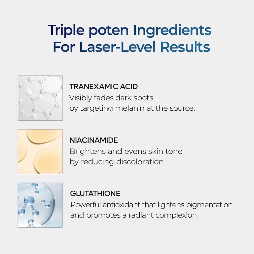 سرم ضد لک و روشن کننده ترانگزامیک اسید دکتر ملاکسین Dr.Melaxin مدل TX-Serum حجم 30 میل — تصویر ۱۰