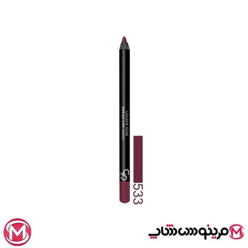 مداد لب (خط لب) گلدن رز Golden Rose مدل Dream Lips شماره 533 — تصویر ۳