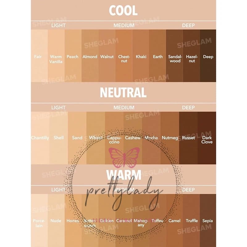 کرم پودر پوست خشک شیگلم Sheglam مدل Skinfinite Hydrating رنگ Nude حجم 30 میل — تصویر ۶